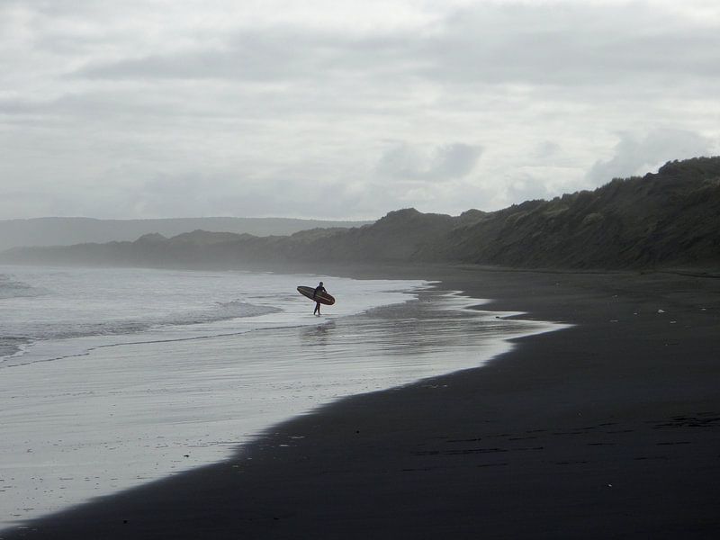 Nieuw Zeeland - Surfer van Maurice Weststrate