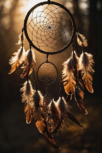 Dreamcatcher at sunset