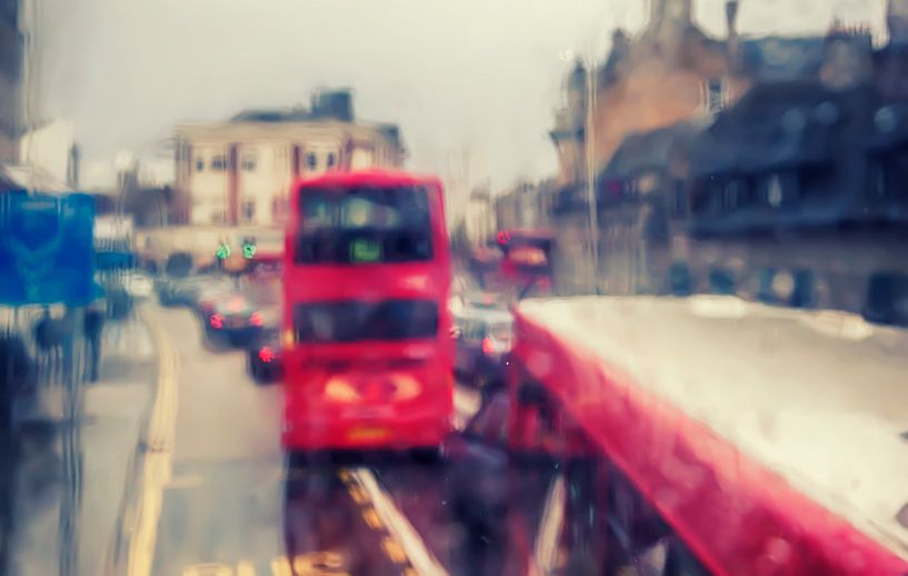 London in rain, season by Ariadna de Raadt-Goldberg