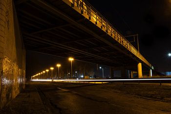 Autostrade in de nacht