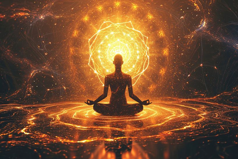 Art de la méditation spirituelle par Digitale Schilderijen