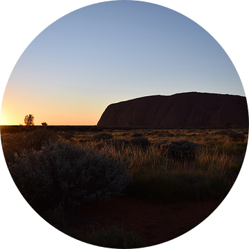 Uluru Zonsopkomst van Britt Lamers