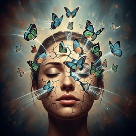 Surreal Dreamscape: Floating Worlds Beyond Reality by Aden Pink Studio