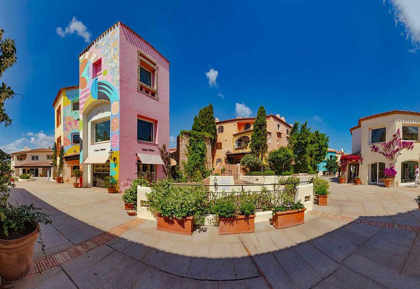 Le village hyper luxueux des millionnaires sur la côte de la Smeralda, Porto Cervo, Sardaigne, Italie par Rene van der Meer