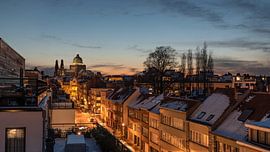 Sunset over West Brussels by Werner Lerooy