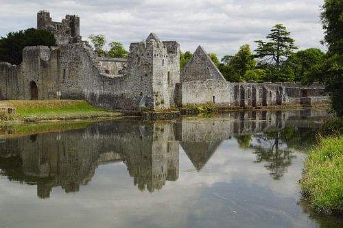Desmond Castle ligt aan de rand van het dorp Adare