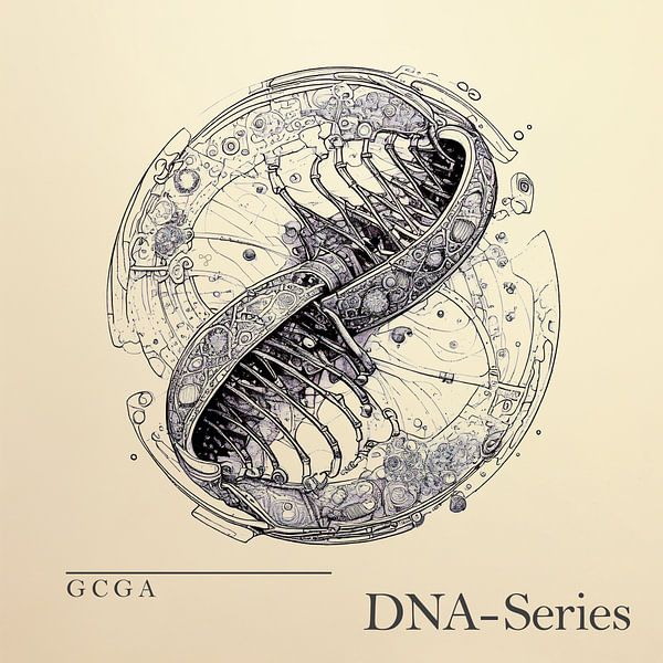 DNA-Series GCGA van Günter Puschmann