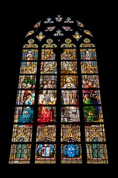Glas in lood raam Sint Jan kathedraal van Peter Bartelings