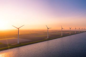 Windmills urk by Thomas Bartelds