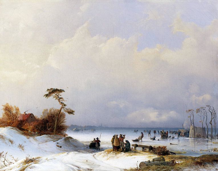 Eisvergnügen, CARL HILGERS, 1843 von Atelier Liesjes