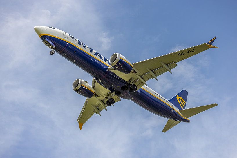 Taking off Ryanair plane: Freedom in the Blue Sky by Triki Photography