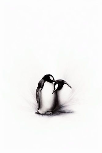Tenderness between Penguins
