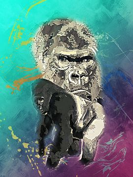 gorilla van Printed Artings