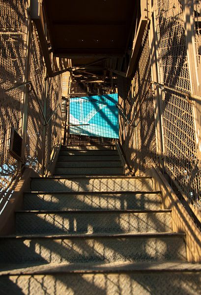 Stairs Eifel tower by Cathfish photography by Cathie Lefieuw