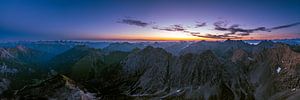Les Alpes du Lechtal au lever du soleil