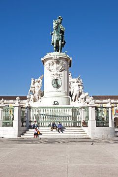 Majestueus centrum van Lissabon - Het ruiterstandbeeld van José I. van WeltReisender Magazin