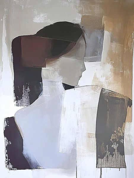 Femme par Peinture Abstraite