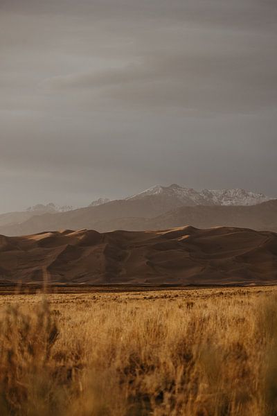 Coucher de soleil Parc national des Grandes dunes de sable USA par Get Framed Photography