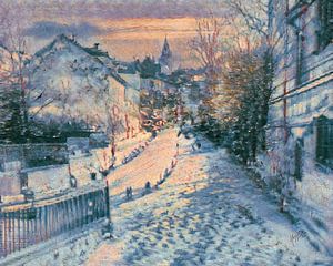 Schnee auf dem Montmartre von Nop Briex