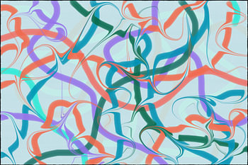Modern Abstract – Dynamic interplay of lines & Vibrant colours