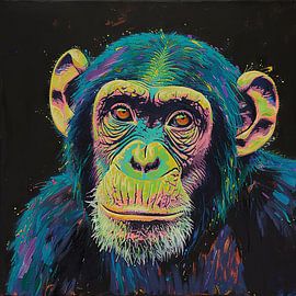 Schimpanse von Poster Art Shop