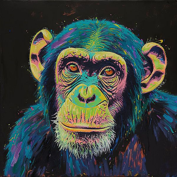 Chimpanzee by Poster Art Shop