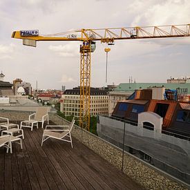 Roof terrace in Vienna by Jan Nuboer