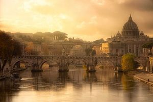 Blik op Rome- Italië van Bas Meelker