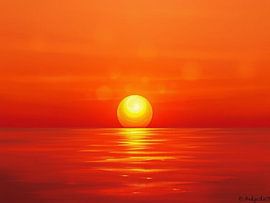 Een levendig en sereen zeegezicht