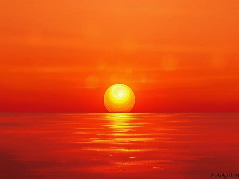 Un paysage marin vibrant et serein par Artistic