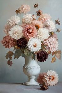 Stillleben mit Dahlien's