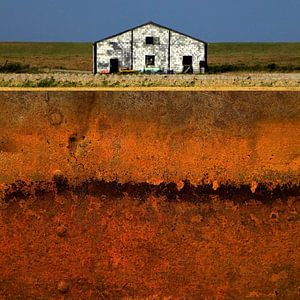 Abstrakte Holländische Landschaft von Ger Veuger