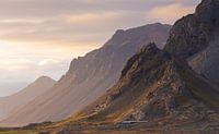 Vestrahorn zonsondergang