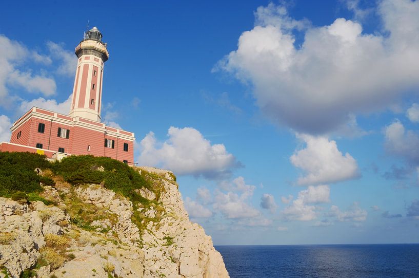 Leuchtturm Punta Carena auf Capri - Küstenfotografie in Italien von Carolina Reina Photography