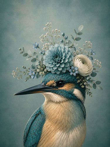Eisvogel Blau