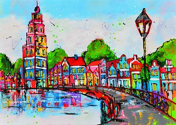 Huizen bij het water