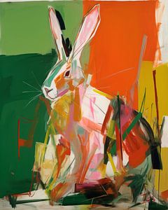 Bunter Hase