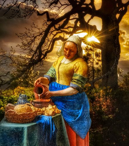 Het Melkmeisje en de Zonnestralen