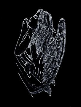 Angel drawn and edited digitally by Jose Lok