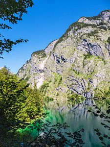 Blick auf den Obersee im Berchtesgadener Land