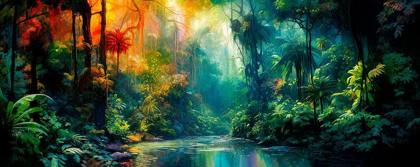 Costa Rica par Peinture Abstraite