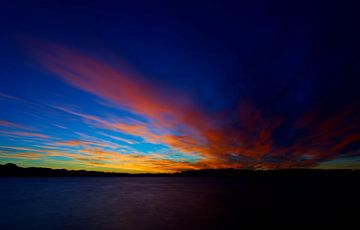 Sonnenuntergang Simssee von Ken Kühlbrandt