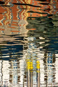 Spiegelung am Ufer von Dieter Walther