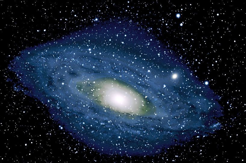 Andromedanevel - M 31 met het dwergstelsel M 32 van Monarch C.