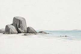 Granitküste von Belitung I Indonesien I Minimalistisch