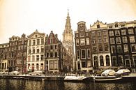 Binnenstad van Amsterdam in de Winter van Hendrik-Jan Kornelis thumbnail