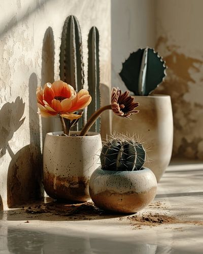 Nature morte aux cactus