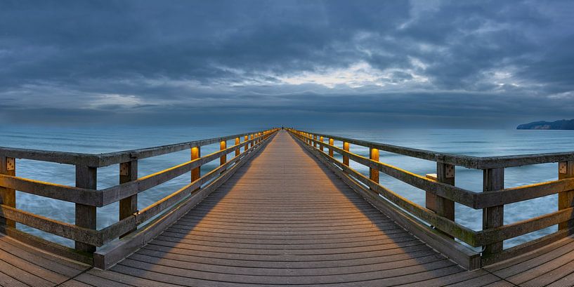 Pier in Binz by Walter G. Allgöwer