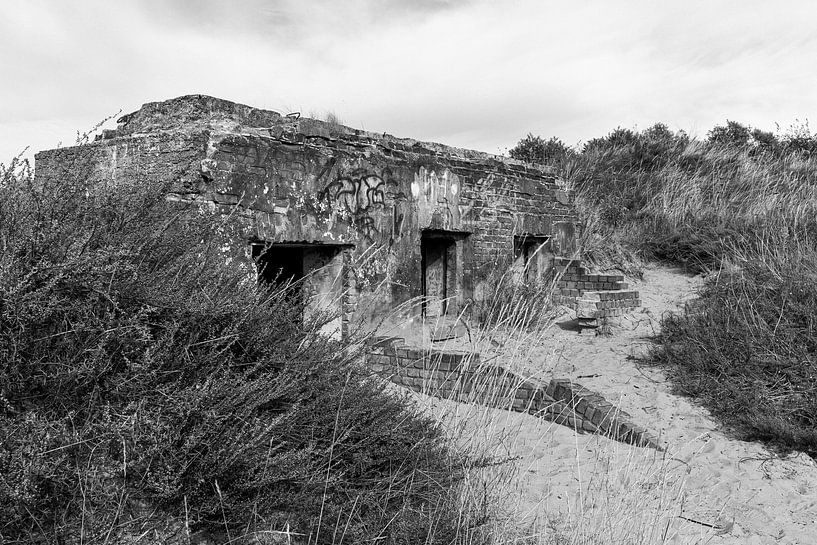 Atlantikwall bunkers at IJmuiden by Marieke Deinum