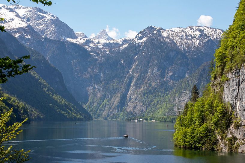Boat trip on the Königssee in Berchtesgadener Land by t.ART
